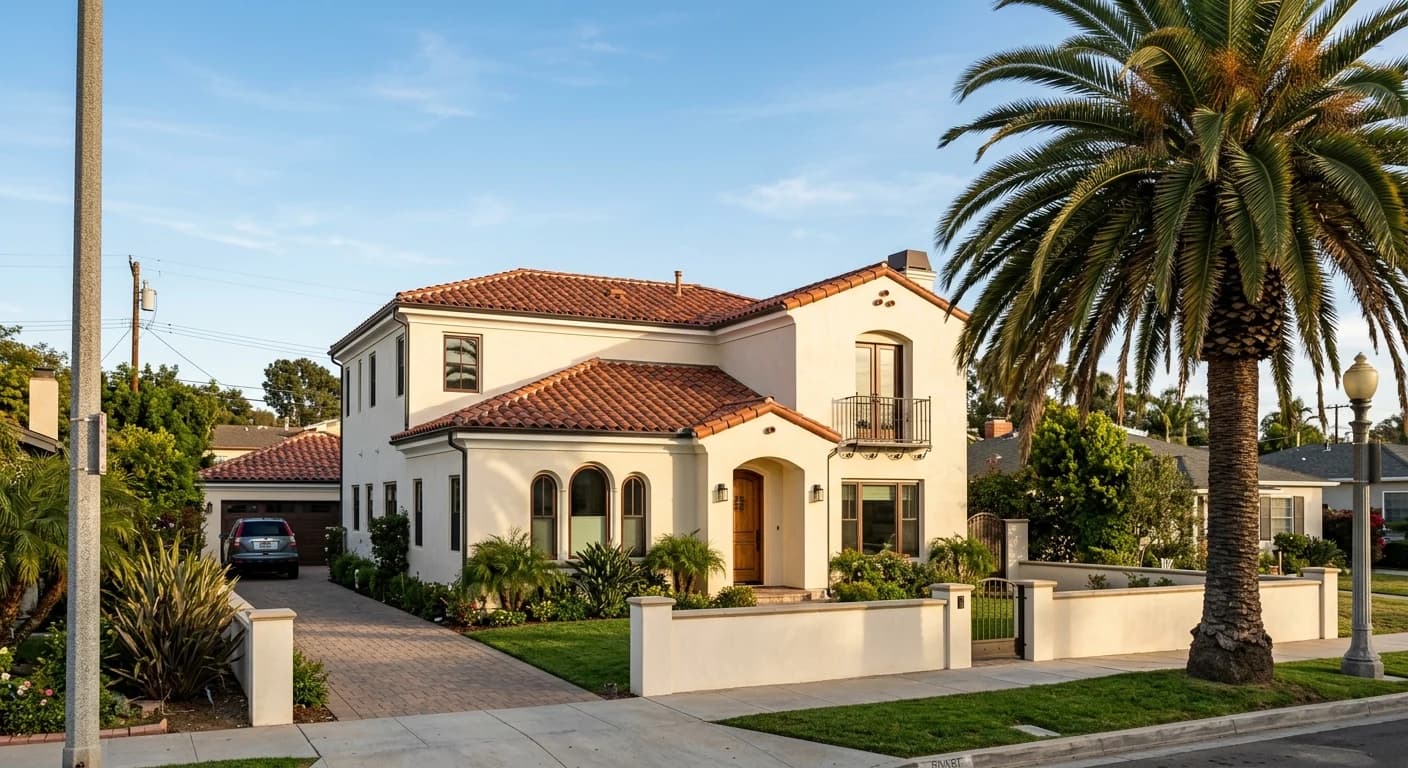Completed tile roof replacement San Diego